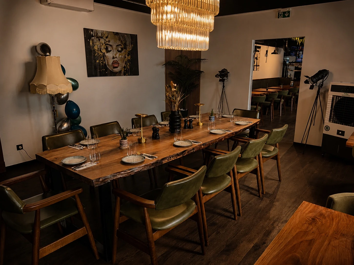 Kenks Private Room gedeckter Tisch